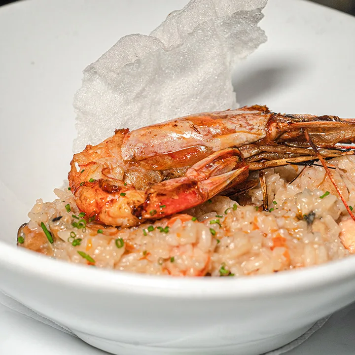 Seafood risotto at Kemú